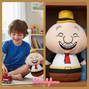 2017 Kellytoy Wimpy Plush Doll with Yellow Hat and Red Tie